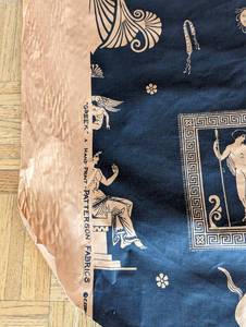 lot 471A image: Partial Roll of Greek Style Fabric by Patterson