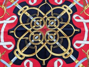 lot 50B image: Herms Eperon dOr Scarf by Henri dOrigny