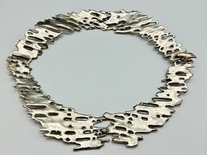 lot 223A image: Vintage Brutalist Sterling Silver Necklace