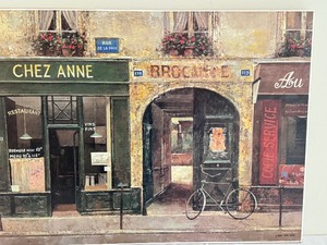 lot 477 image: French City Scene Print by Chiu Has Tan