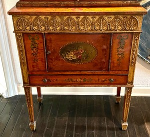 lot 3 image: Antique English Secretary Bookcase