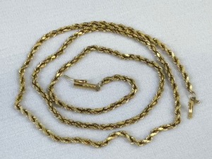 lot 63AA image: 14k Gold Rope Necklace