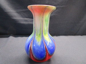 Blown Glass Vase - Multi Color