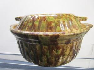 Antique Spongeware Casserole