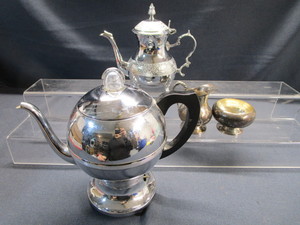 Electric Percolator, Cream, Sugar