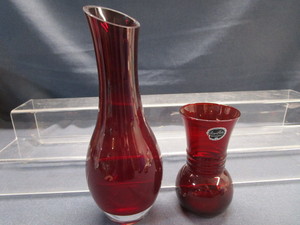 Ruby Vases