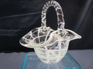 Blown Glass Basket