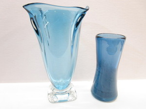Pair Vases - Shades of Blue