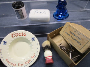 Ashtray, Soap Saver, Glass Dog
