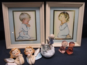 Fenton Praying Children, Vintage Angels