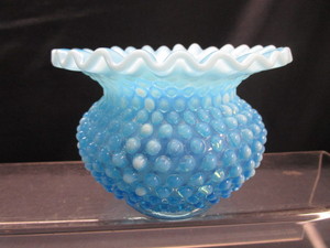 Opalescent Hobnail Bowl