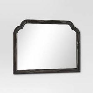 lot 22 image: 36 x 26 French Country Mantel Mirror Black - Threshold