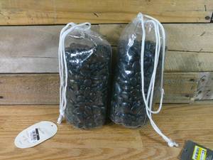 lot 69 image: Decorative Filler Stone in Drawstring Bag Black - Threshold