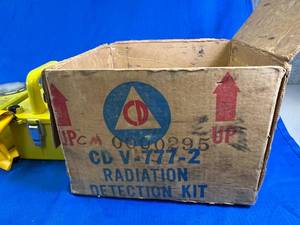 lot 84 image: Radiology Monitor  Radiation Detection Kit. INCOMPLETE KIT. Missing manual and headphones. Original box is damaged.