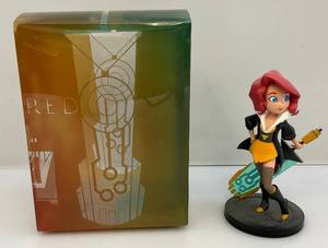 lot 8 image: Transistor Red Figure (6) Officially Licensed Vinyl Figurine Statue Swith PS4 (NOB)