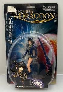lot 25 image: Blue Box Toys The Legend Of The Dragoon  (ROSE)  Smart Move Action Figure (NEW)