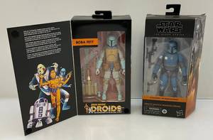lot 32 image: Star Wars Action Figures (NIB) Including Death Watch Mandalorian & Boba Fett (NIB)