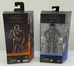 lot 33 image: Star Wars Action Figures (NIB)  HK-87 & 1-JAC (NIB)
