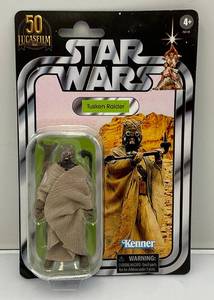 lot 44 image: StarcWars Tusken Raider Action Figure Lucasfilm 50TH (NOC)