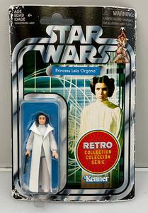 lot 47 image: 2018 Star Wars Kenner Retro Collection Wave 1 Princess Leia Organa 3.75 Action Figure (NOC)