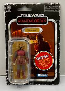 lot 50 image: Stars Wars Retro Collection The Mandalorian THE ARMORER 3.75 Action Figure (NOC)