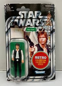 lot 51 image: Star Wars EP VI A New Hope Vintage Retro Wave 1 Han Solo (NOC)