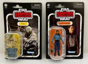 lot 58 image: 2022 Star Wars The Empire Strikes Back Yoda & Lando Calrissian (NOC)