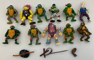 lot 78 image: Vintage TMNT Some Soft Rubber