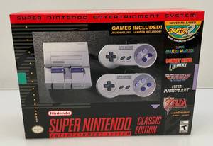 lot 87 image: Super NES Classic Edition (NEW IN BOX)