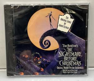 lot 129 image: Vintage Tim Burtons The Nightmare Before Christmas Original Motion Picture Soundtrack (Factory Sealed)