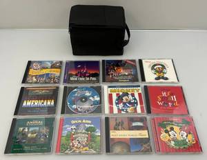 lot 131 image: Misc. Disney Cds In Carrying Case