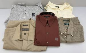 lot 157 image: Misc. Dress Shirts & More Size 16 12, 17 & XL