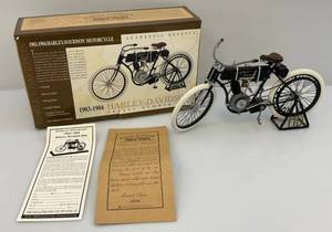 lot 175 image: 1998 H-D Xonex 1903-1904 HARLEY-DAVIDSON Serial Number One Authentic Die- Cast Replica (Pre-Owned) In Original Box Without Packing Opened For Display Only