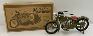 lot 177 image: 2000 H-D Xonex 1903-1904 HARLEY-DAVIDSON THE 3 - SPEED V-Twin Model F 1917 Authentic Replica Die- Cast Replica (Pre-Owned) In Original Box  Opened For Display Only