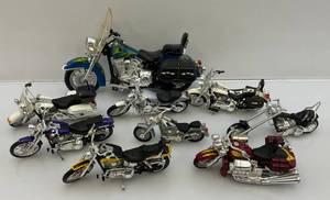lot 191 image: Misc. Die Cast Motorcycles