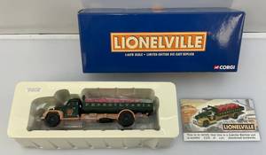 lot 194 image: Vintage Corgi  Brand HO 150 Scale Lionelville Diamond T620 Dropside Pennsylavania Railroad (NIB)