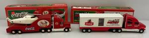 lot 196 image: 2000s Coca- Cola Limited Edition Collectors Semi Trucks (Pre-Owned Displayed Only) In Original Box