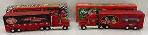 lot 200 image: 2000s Coca- Cola Limited Edition Collectors Semi Trucks (Pre-Owned Displayed Only) In Original Box