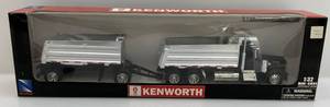 lot 210 image: Newray Brand 132 Die-Cast Scale Kenworth W900 With Tow Behind (Pre-Owned Displayed With Original Box)
