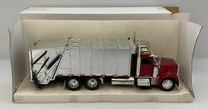 lot 216 image: 132  Scale Die-Cast Freightliner Classic XL Garbage Truck (Pre-Owned Displayed With Original Box)