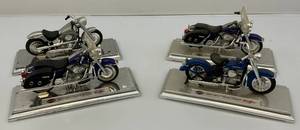 lot 231 image: Maisto Die-Cast Harley Davidson Motorcycles (Pre-Owned)