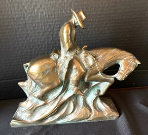 lot 10 image: Heading Home Sculpture by David Bardos