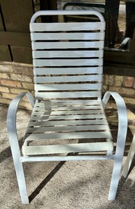 lot 19 image: Two Patio Chairs and Two Side Tables