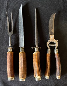 lot 53 image: Vintage August Kullenberg Serving Utensils