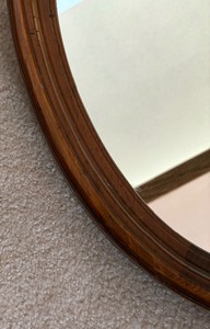 lot 26 image: Wooden Framed Wall Mirror
