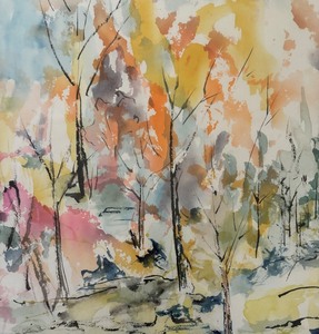 lot 15 image: Beautiful Original Watercolor Painting by J. Boggs