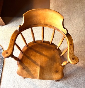 lot 60 image: Vintage Dining Chair by Watkins Bros. C&S Co
