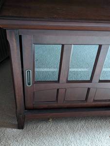 lot 23A image: Wood and Glass Media stand
