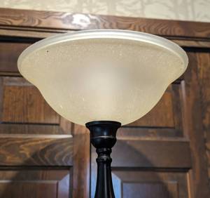 lot 24A image: Decorative Bronze Floor Lamp