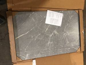 lot 15 image: THINSCAPE 4 ft. L x 25 in. D Engineered Composite Countertop in Soapstone Mist with Satin Finish Customer Returns See Pictures